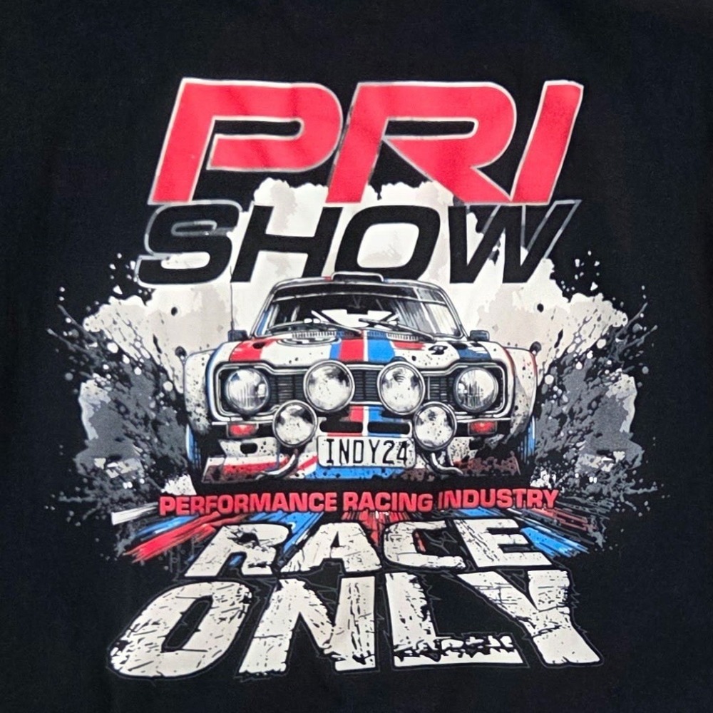 PRI Show Black Racing‎ Graphic Tee Men's XL